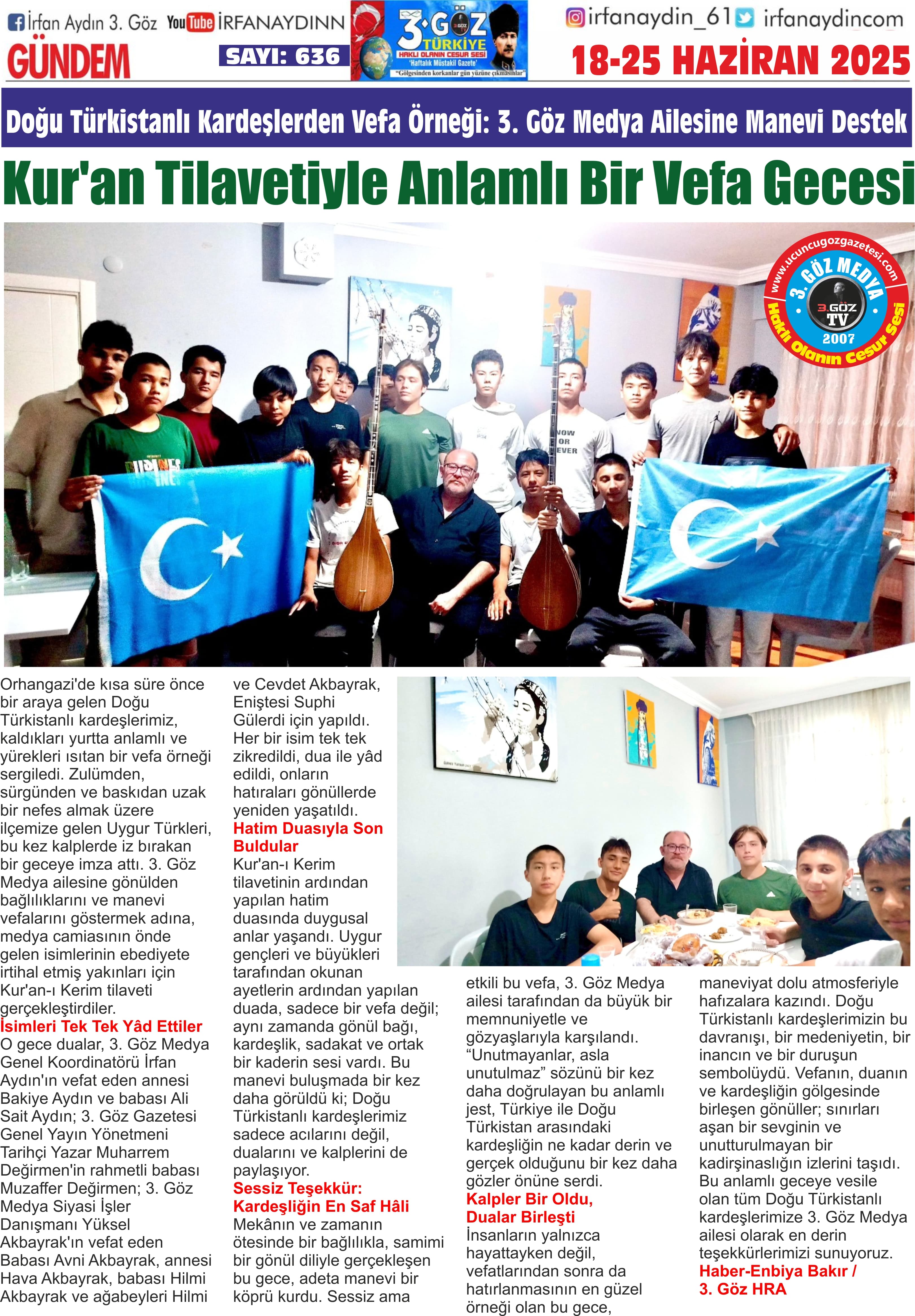 Doğu Türkistan etkinliği