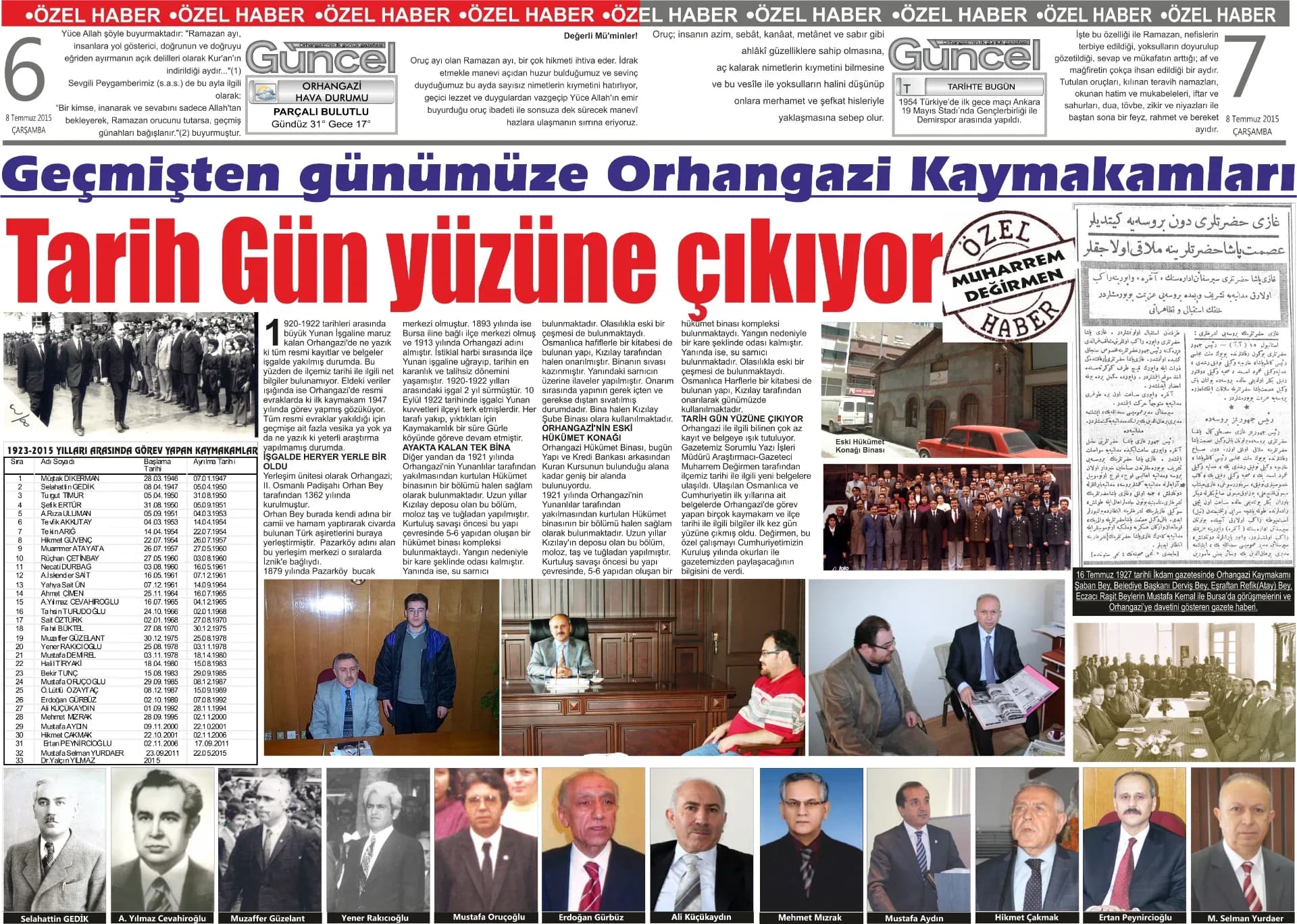 Tarih Gün yüzüne çıkıyor
