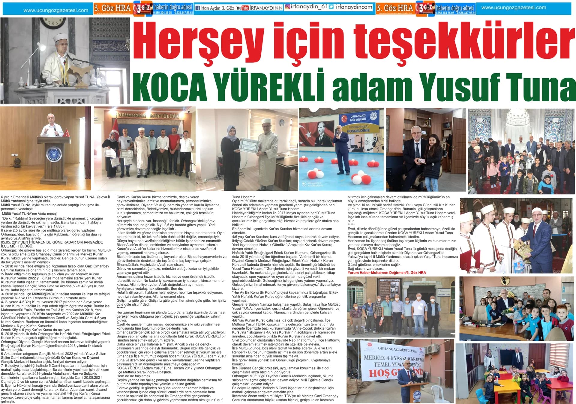 KOCA YÜREKLİ adam Yusuf Tuna