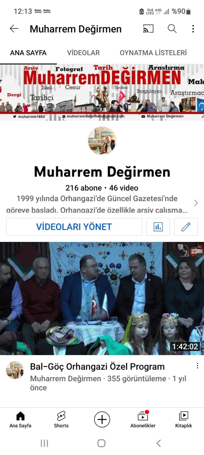 Muharrem Değirmen Youtube Kanalına hala abone olmadınız mı!?